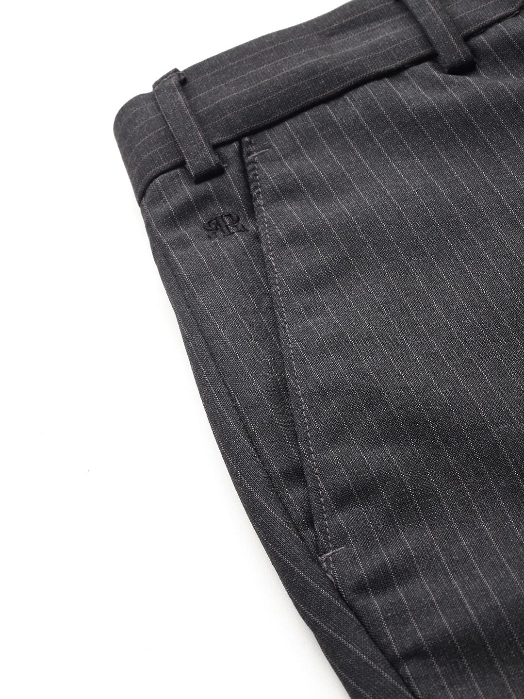 Raymond Men Flat-Front Slim Fit Trousers