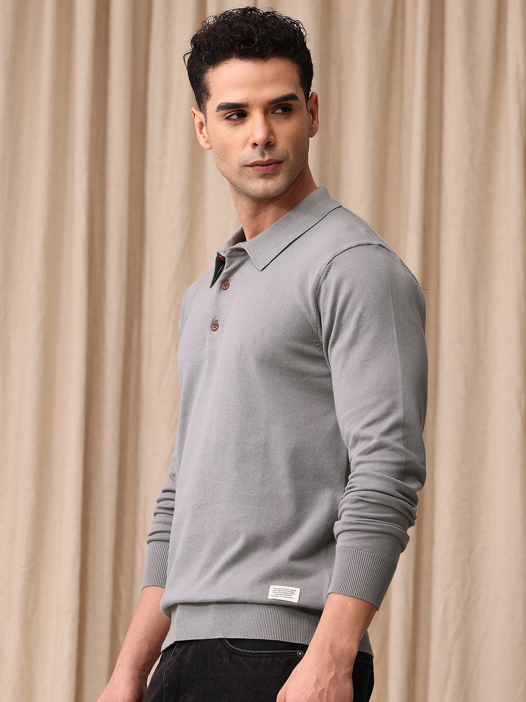 Mr Bowerbird Polo Collar Pullover