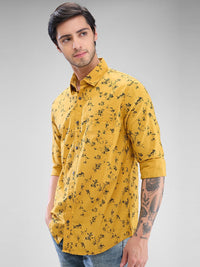 SPYKAR Men Slim Fit Floral Printed Casual Shirt