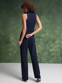 Tokyo Talkies Notched Lapel-Collar Waistcoat With Trousers