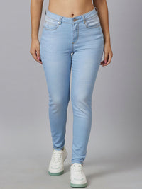 Being Human Women Mid-Rise Skinny Fit Light Fade Jeans