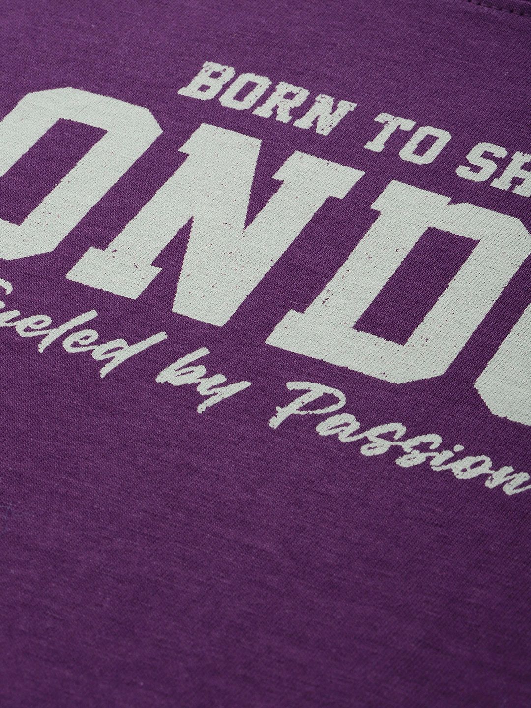 DILLINGER Women Regular Cropped Varsity Printed Tshirt