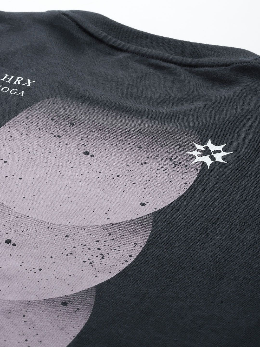 HRX by Hrithik Roshan Printed Pure Cotton Yoga T-shirt