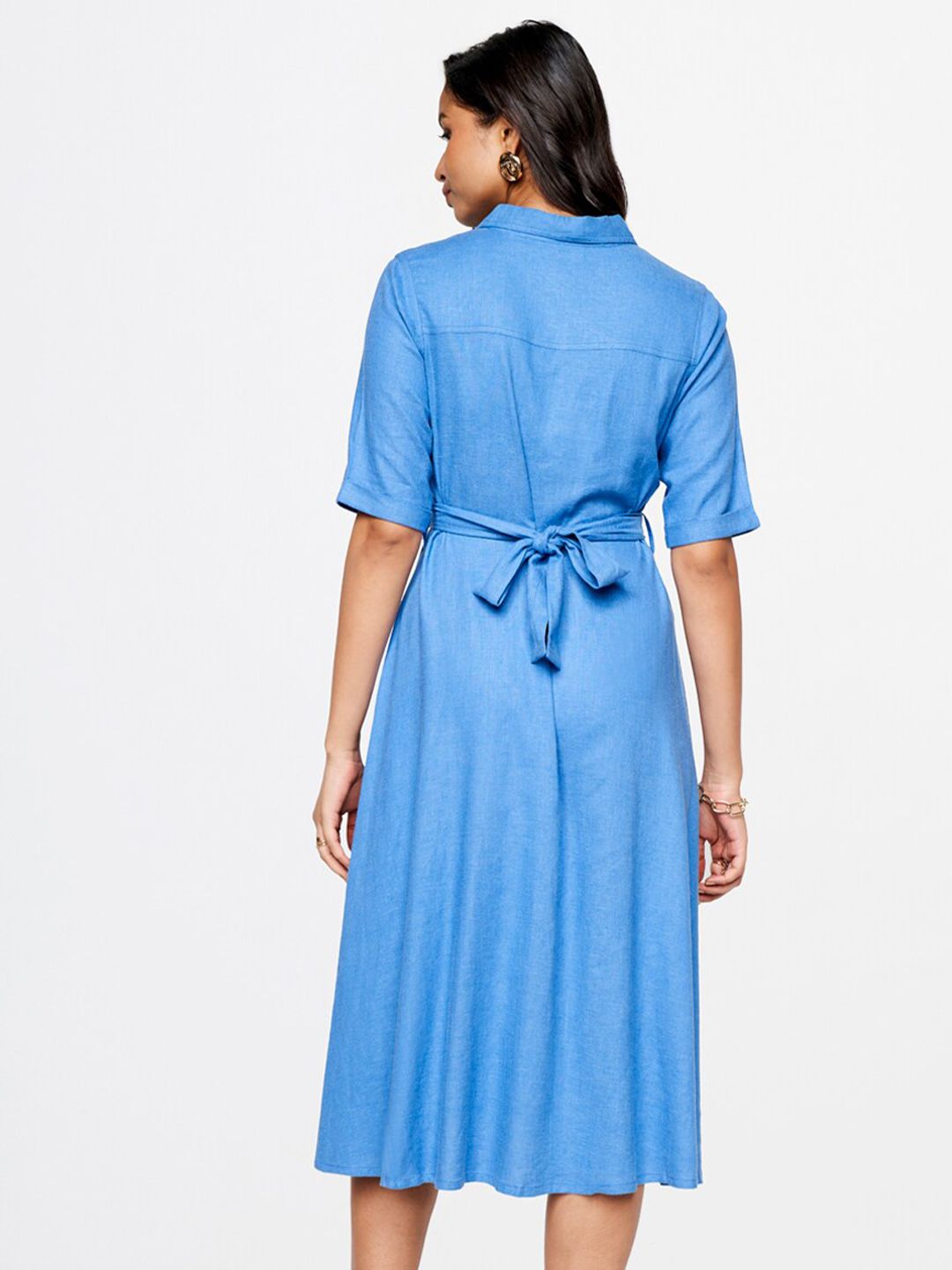 AND Regular Linen Shirt Dress