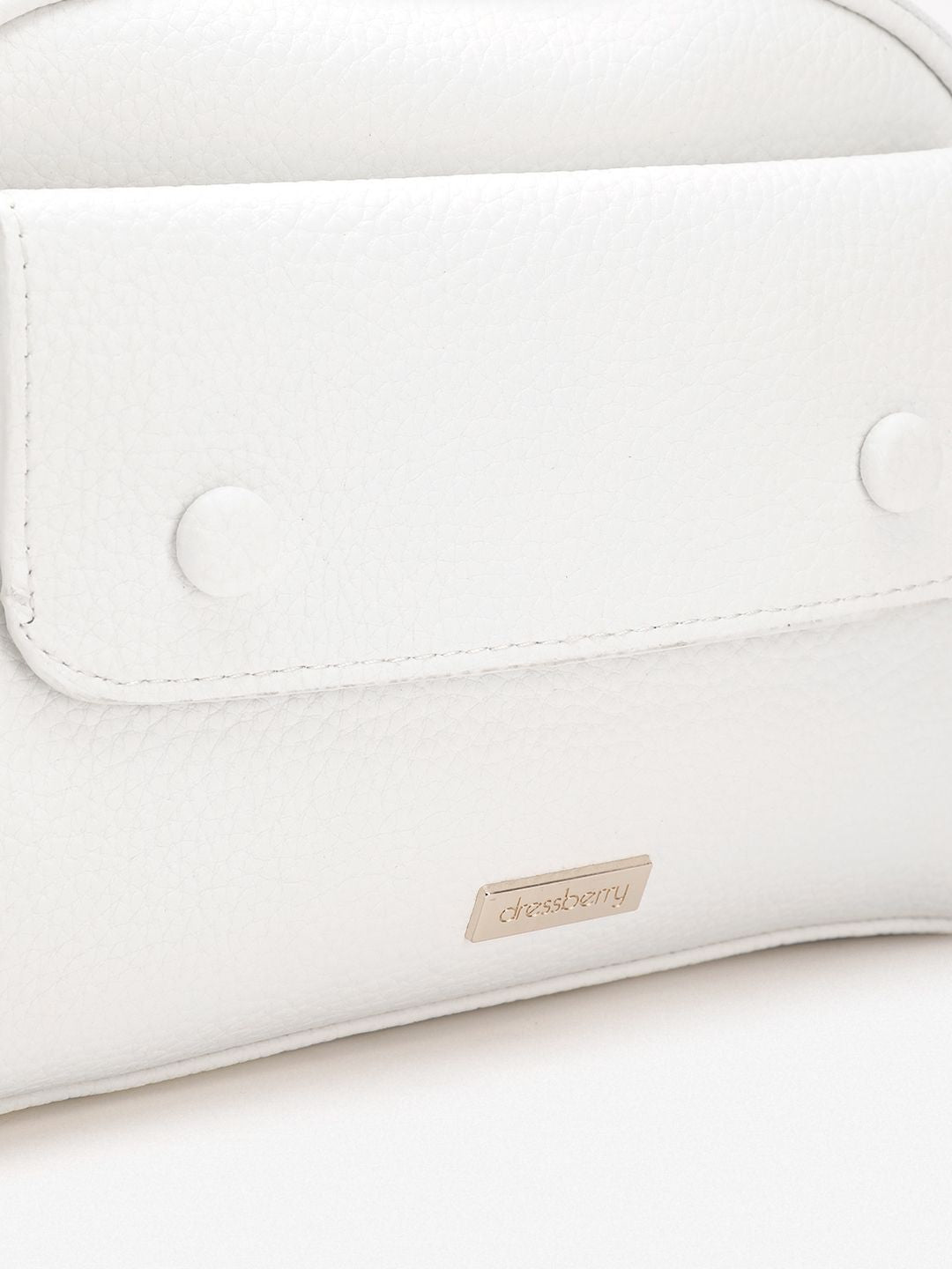 DressBerry Textured Structured Handheld Bag