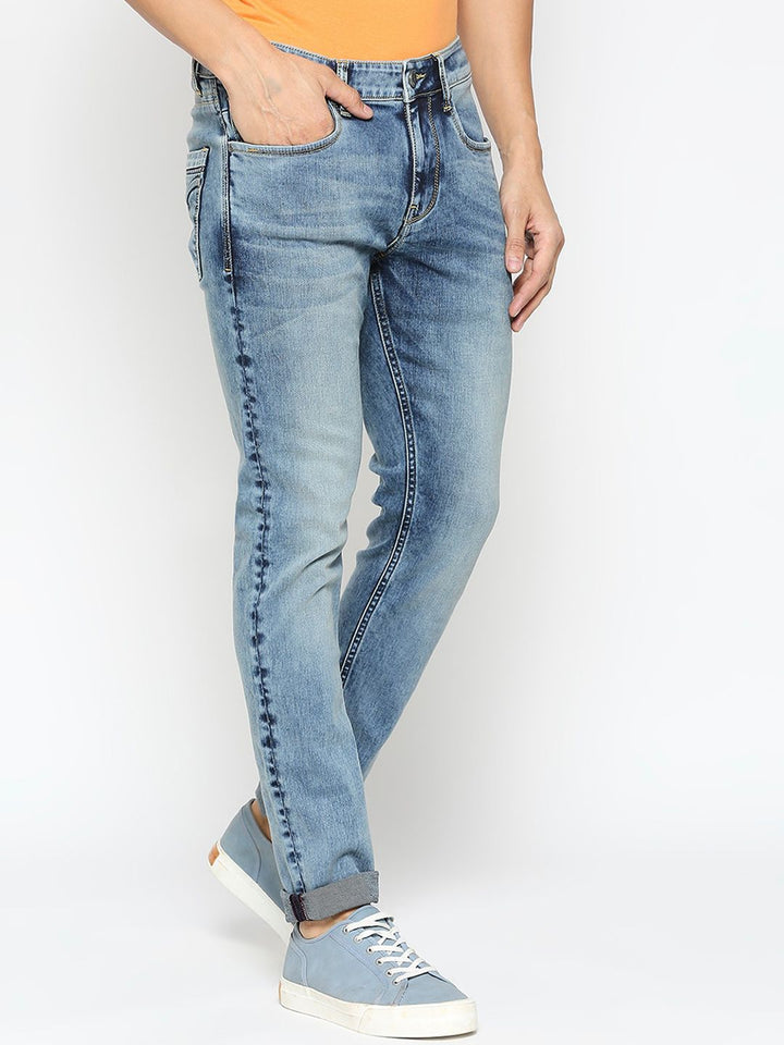 Being Human Men Low Distress Heavy Fade Skinny Fit Jeans