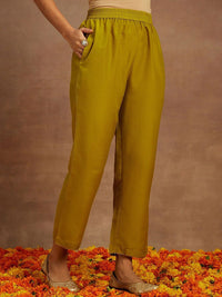 Libas Ethnic Motifs Woven Design Regular Kurta with Trousers & Dupatta