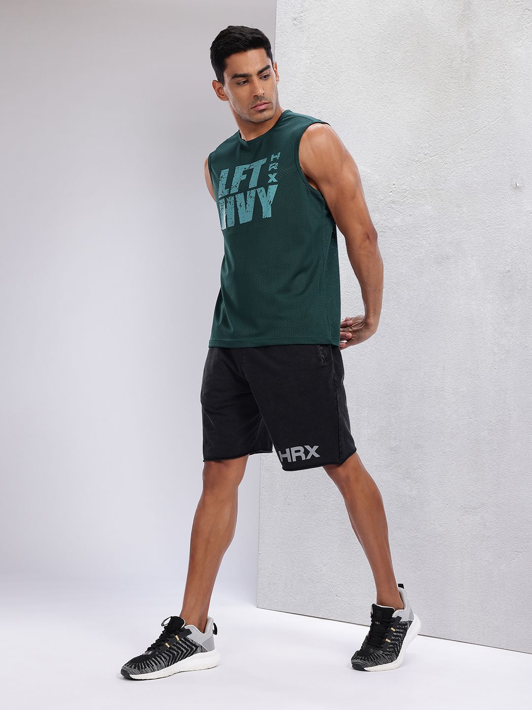 HRX by Hrithik Roshan Typography Printed Training T-shirt