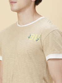 Being Human Men Round Neck Printed T-shirt