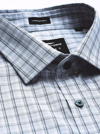 Park Avenue Slim Fit Pure Cotton Checked Formal Shirt