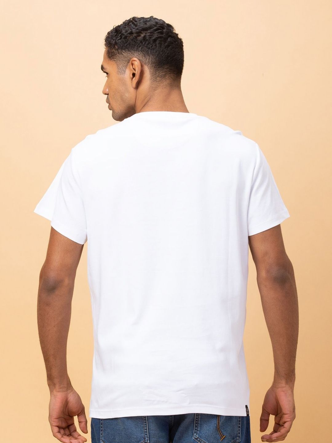 Being Human Men Typography Printed Pockets T-shirt