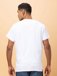 Being Human Men Typography Printed Pockets T-shirt