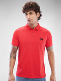 SPYKAR Men Polo Collar Solid Slim Fit T-Shirt