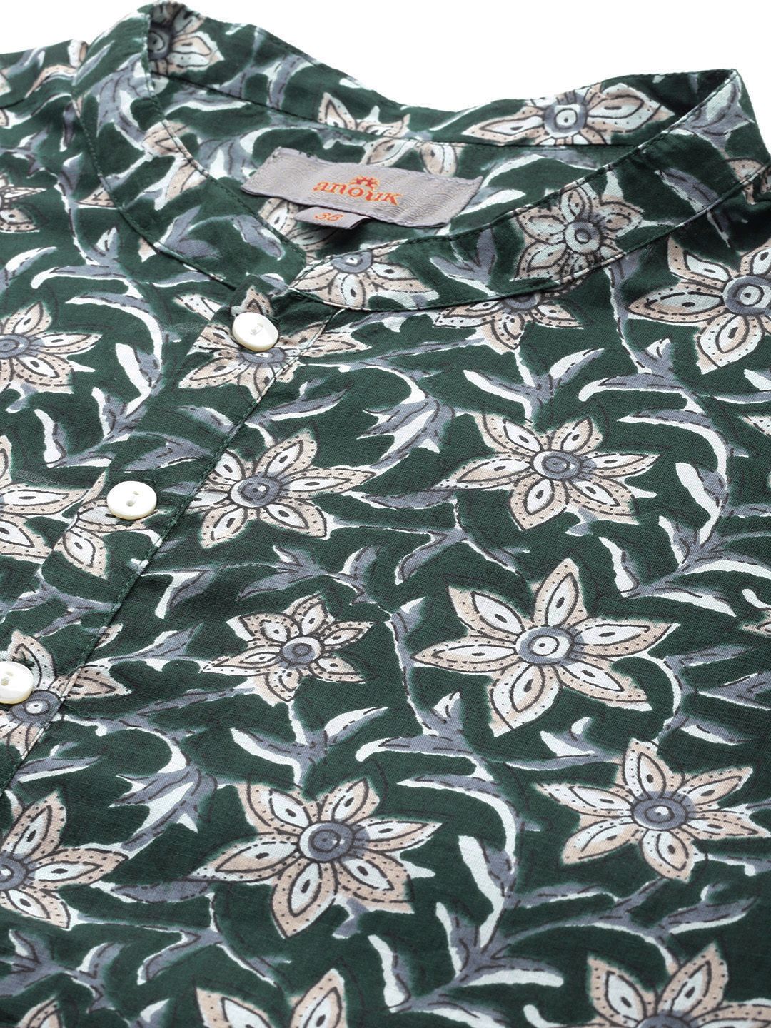 Anouk Men Ethnic Motifs Printed Pure Cotton Kurta