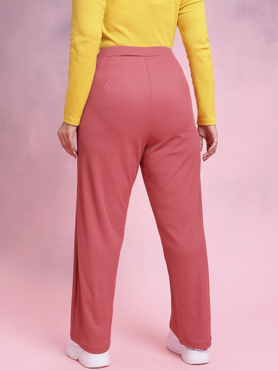 DressBerry Women Plus Size Rib Knit Trousers