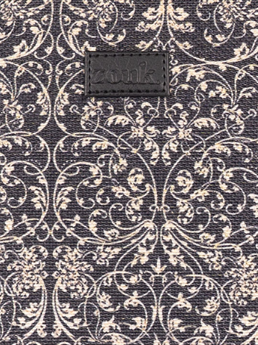 ZOUK Women Floral Printed Vegan Leather Backpack With Compression Straps-Up to 16 inch