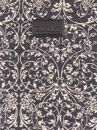 ZOUK Women Floral Printed Vegan Leather Backpack With Compression Straps-Up to 16 inch