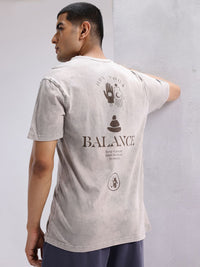 HRX by Hrithik Roshan Men Typography Printed Pure Cotton Yoga T-shirt