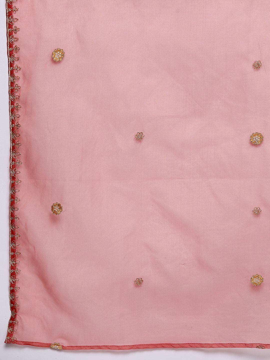 Indo Era Women Floral Embroidered Regular Sequinned Kurta with Trousers & With Dupatta