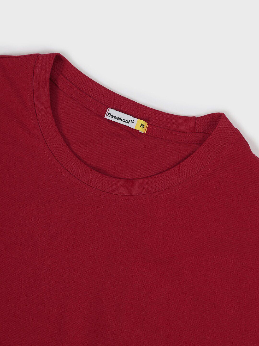 Bewakoof Men Red Oversized T-shirt