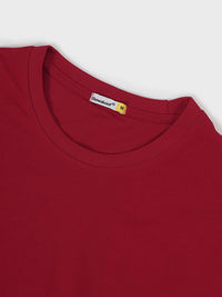 Bewakoof Men Red Oversized T-shirt