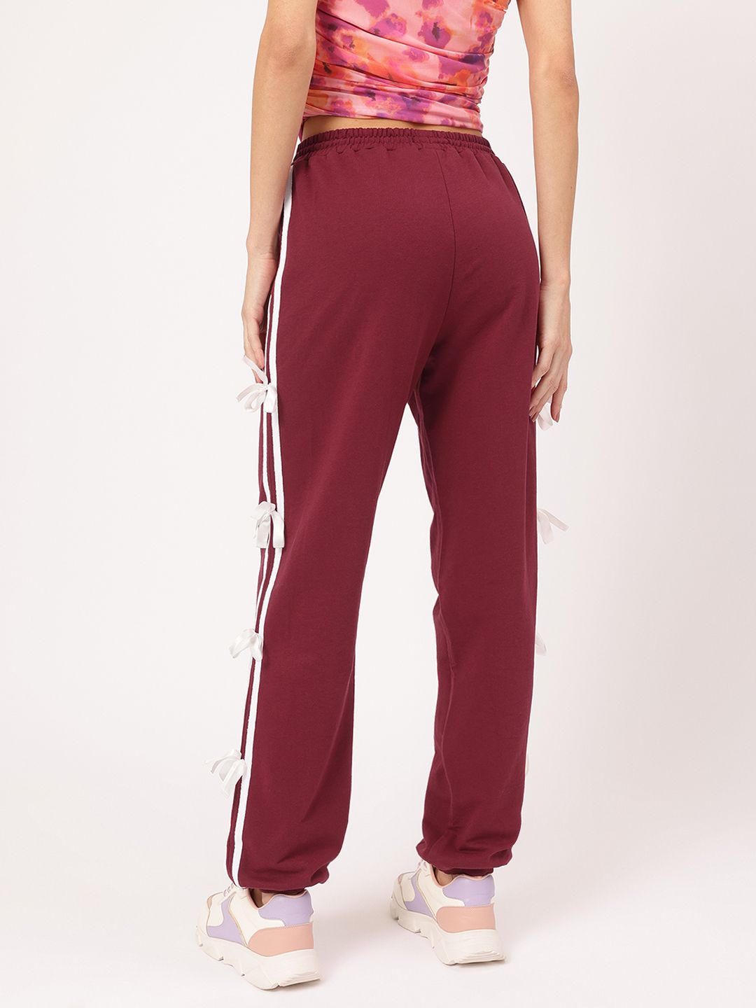 DressBerry Women Snuggle Chic Bow Trims Joggers