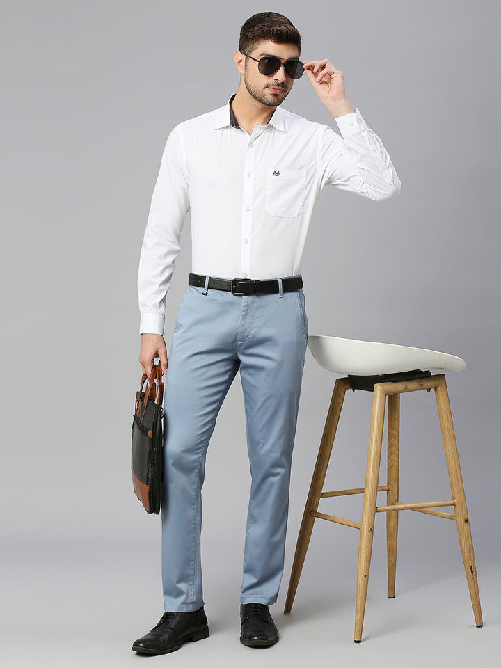 Thomas Scott Spread Collar Classic Fit Slim Fit Pure Cotton Formal Shirt