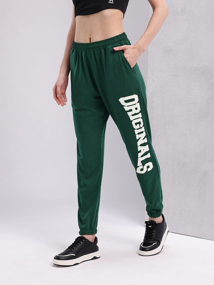 HRX by Hrithik Roshan Women Typography Printed Lifestyle Joggers
