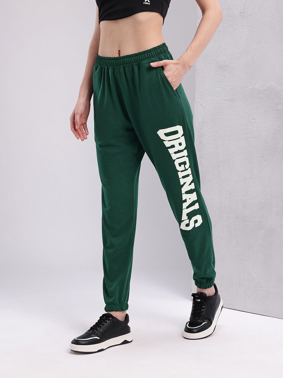 HRX by Hrithik Roshan Women Typography Printed Lifestyle Joggers