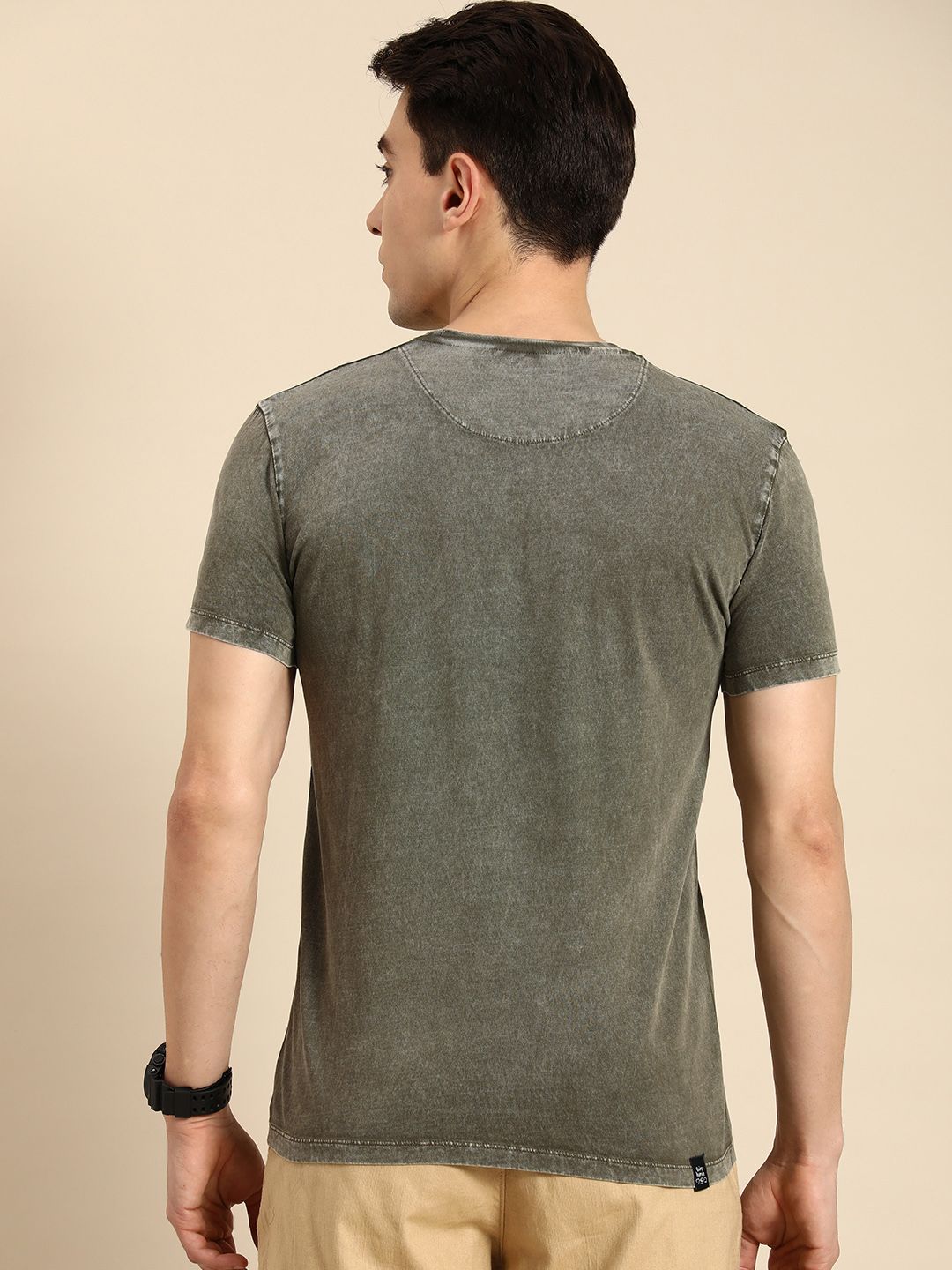 Being Human Men Graphic Printed Pure Cotton T-shirt