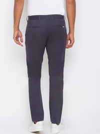Being Human Men Charcoal Slim Fit Trousers