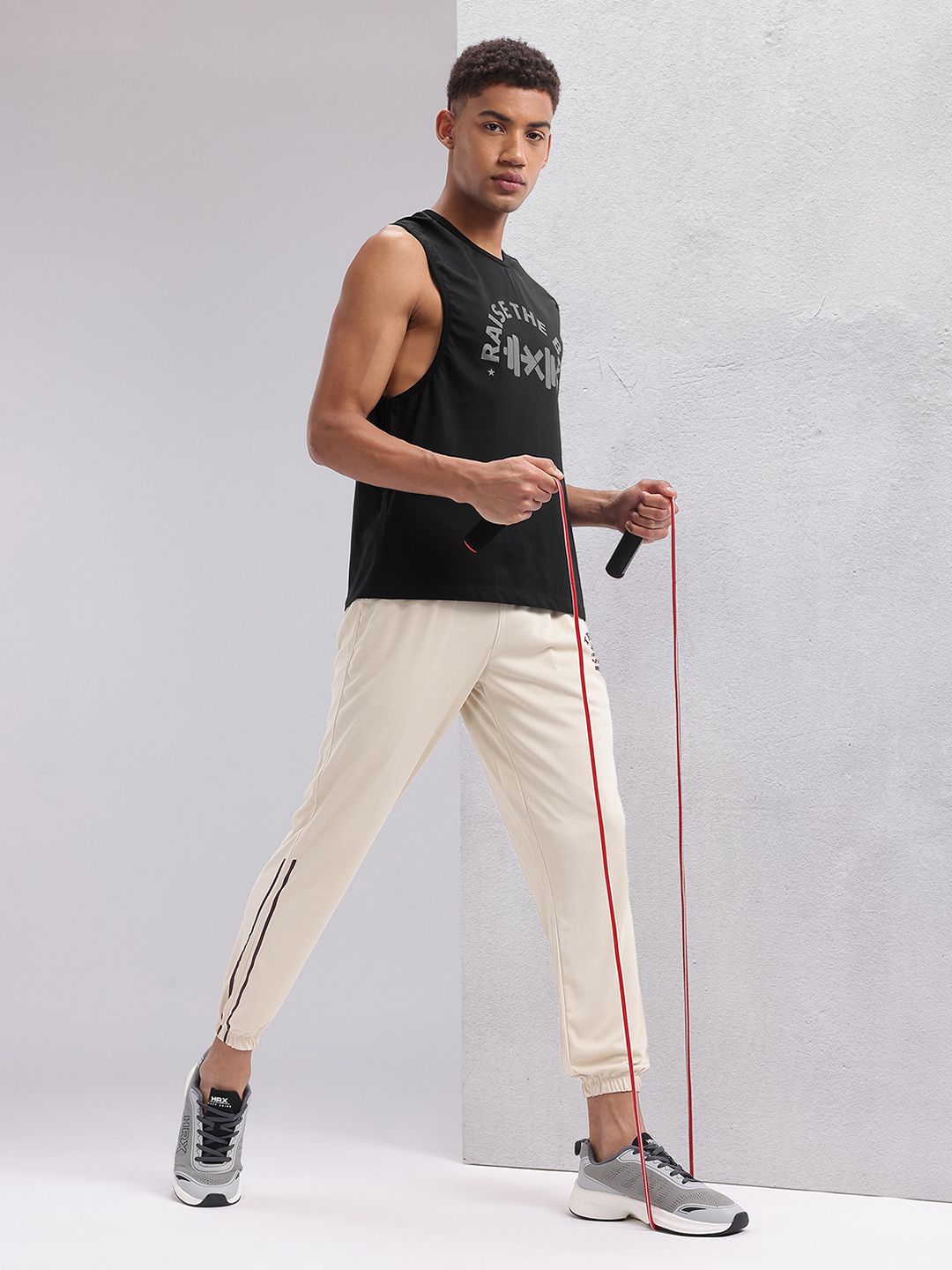 HRX by Hrithik Roshan Typography Printed Training T-shirt