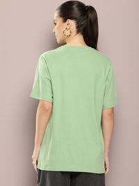 DILLINGER Women Graphic Printed Oversized T-shirt