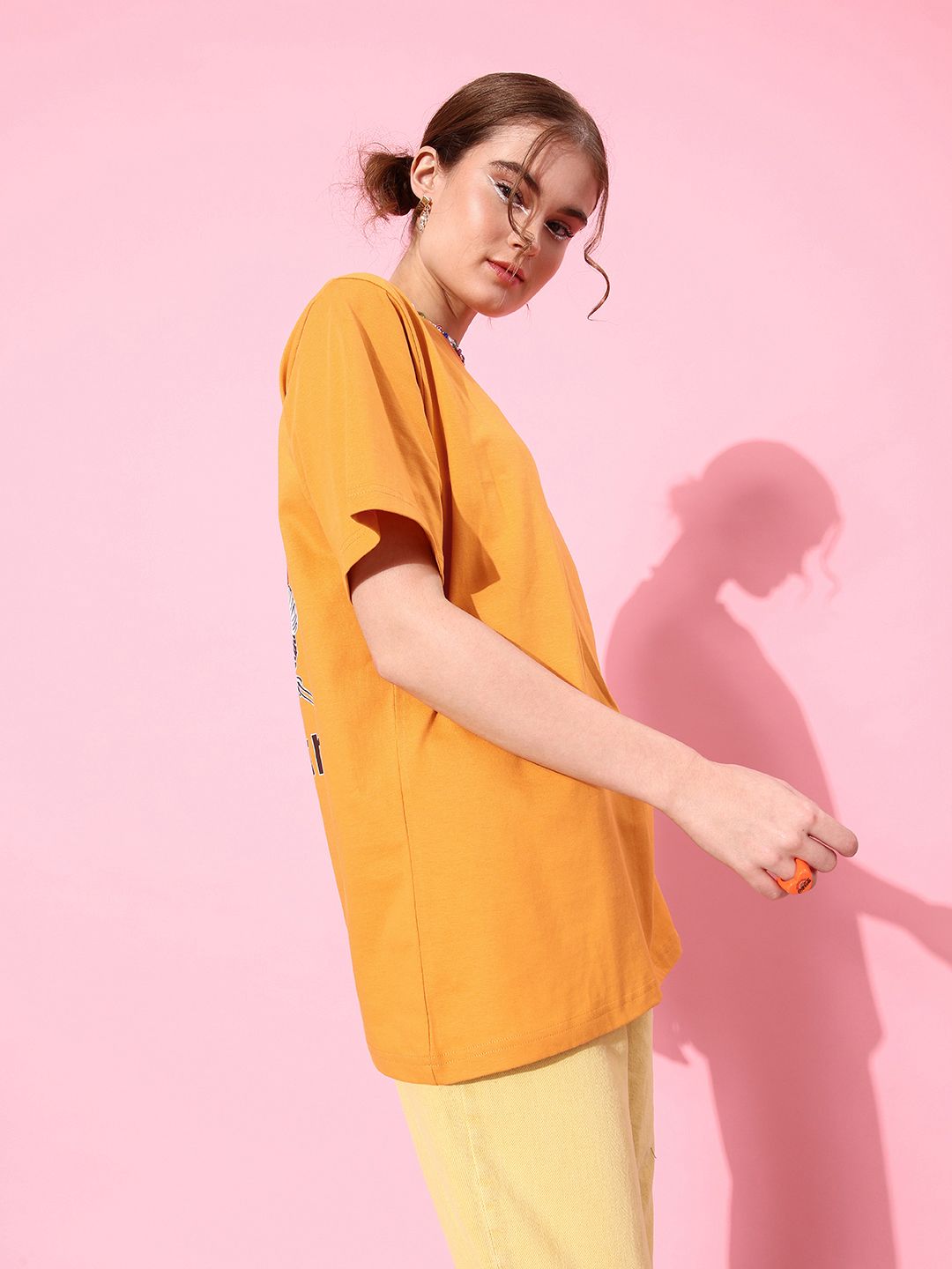 DILLINGER Pure Cotton Printed Oversized T-shirt