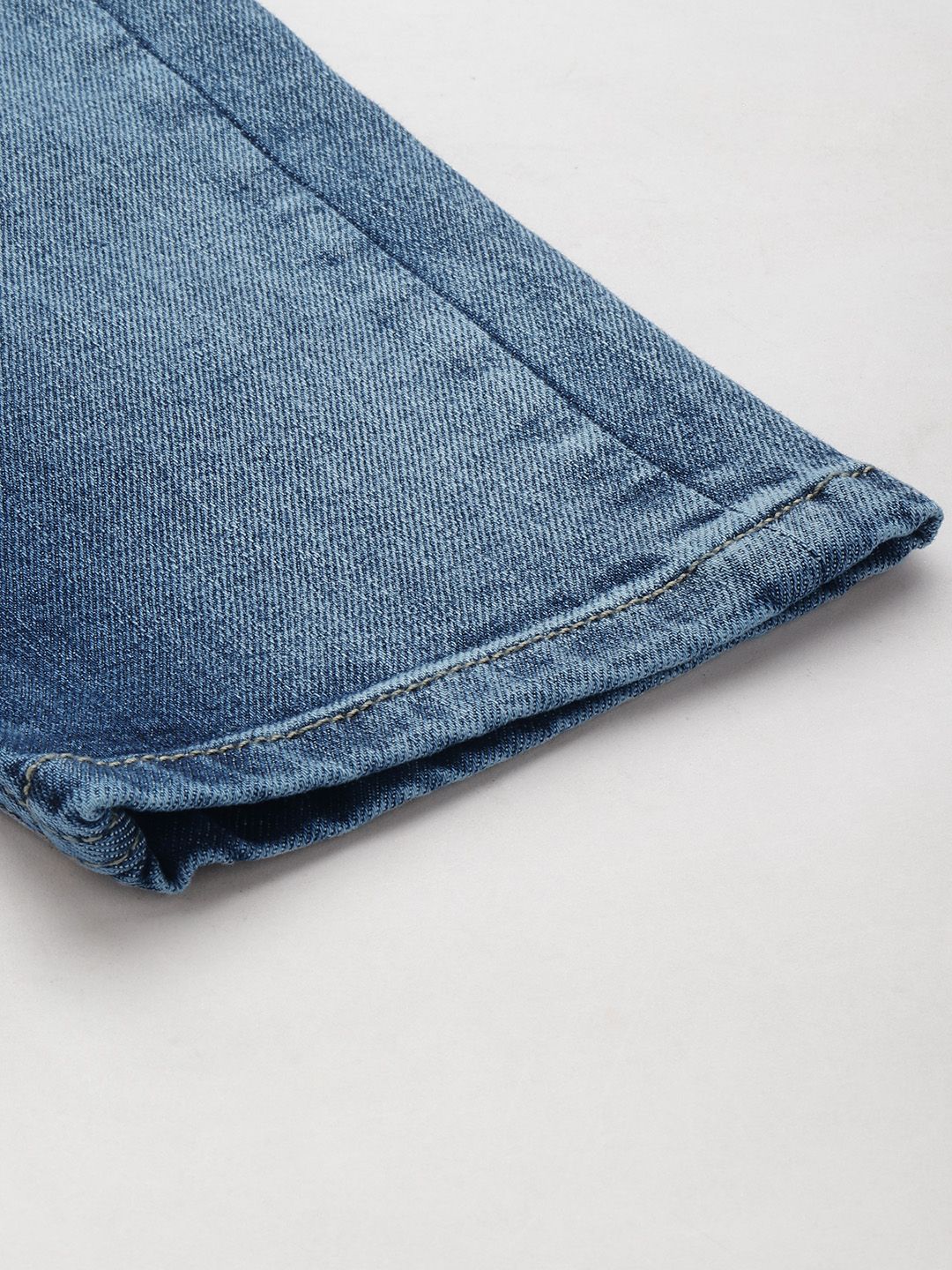 Being Human Men Skinny Fit Low Distress Heavy Fade Stretchable Jeans