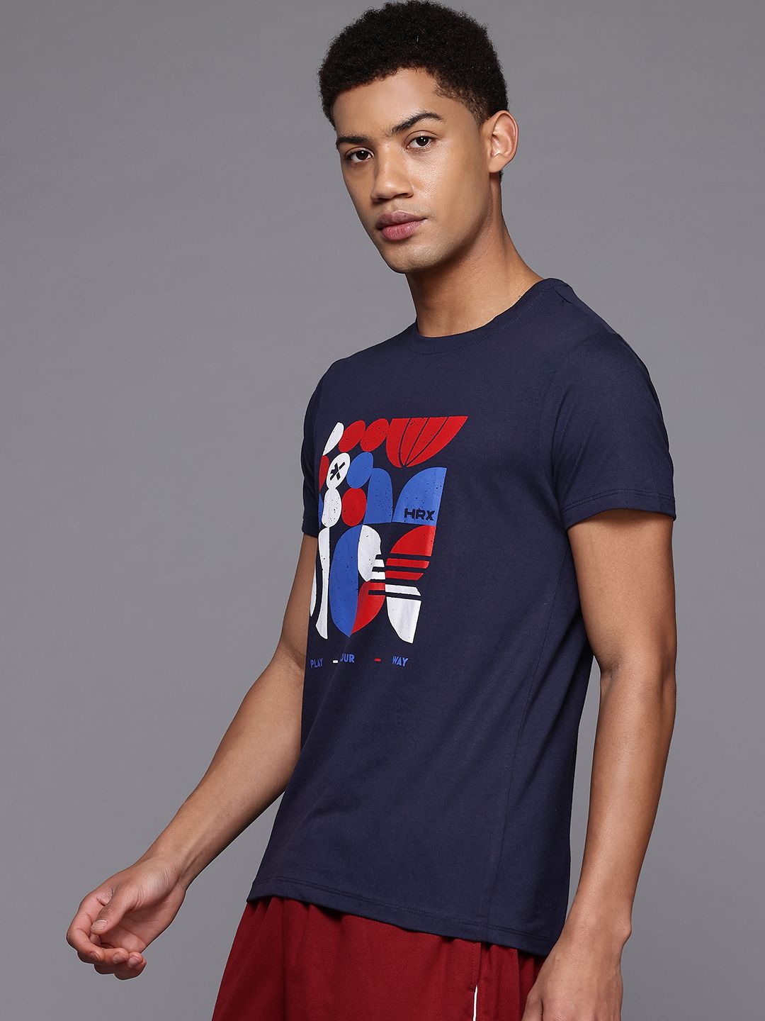 HRX by Hrithik Roshan Men Printed Lifestyle T-shirt
