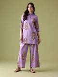 Anouk Floral Print Cotton Kurta with Palazzos