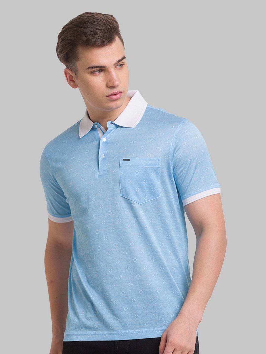 Park Avenue Men Polo Collar Organic Cotton T-shirt