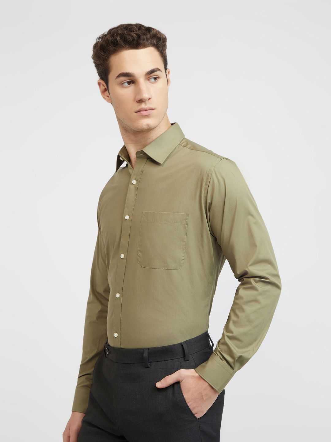 Raymond Pure Cotton Slim Fit Formal Shirt
