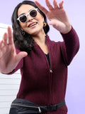 Tokyo Talkies Women Striped Cardigan