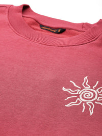 DressBerry Printed Drop-Shoulder Sweatshirt