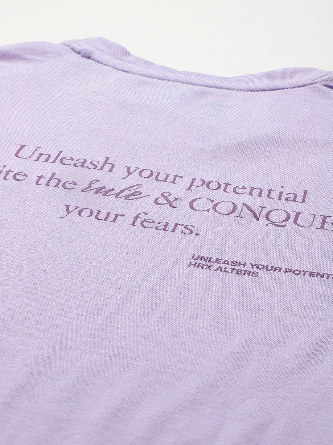 HRX by Hrithik Roshan Women Typography Printed Lifestyle T-shirt