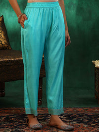 Libas Women Ethnic Motifs Regular Kurta with Trousers & With Dupatta