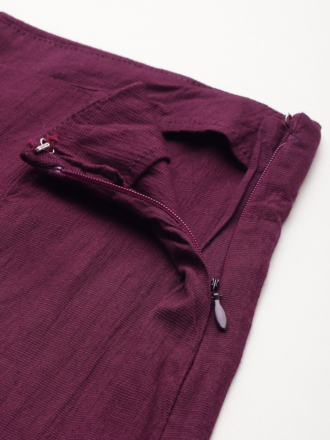 all about you Women Textured High-Rise Trousers