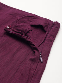 all about you Women Textured High-Rise Trousers