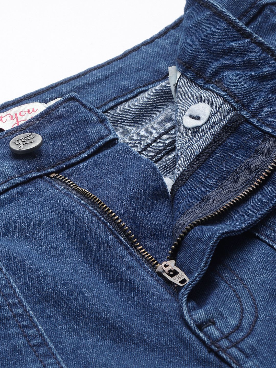 all about you Women Straight Fit High-Rise Stretchable Jeans