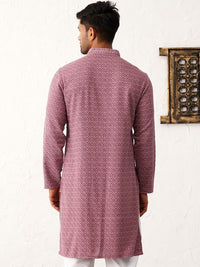 Jompers Ethnic Motifs Embroidered Sequinned Mandarin Collar Straight Kurta