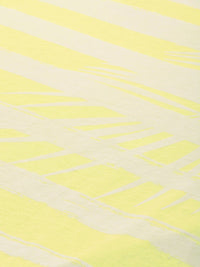 Being Human Men Lime Green & Off White Striped Pure Cotton T-shirt