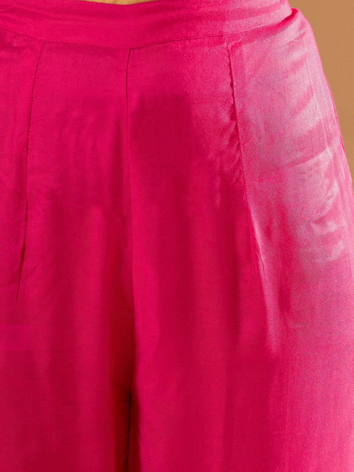 Indo Era Leheriya Printed Sequinned Straight Georgette Kurta with Trousers & Dupatta