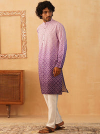 Jompers Ethnic Motifs Printed Straight Kurta with Pyjamas